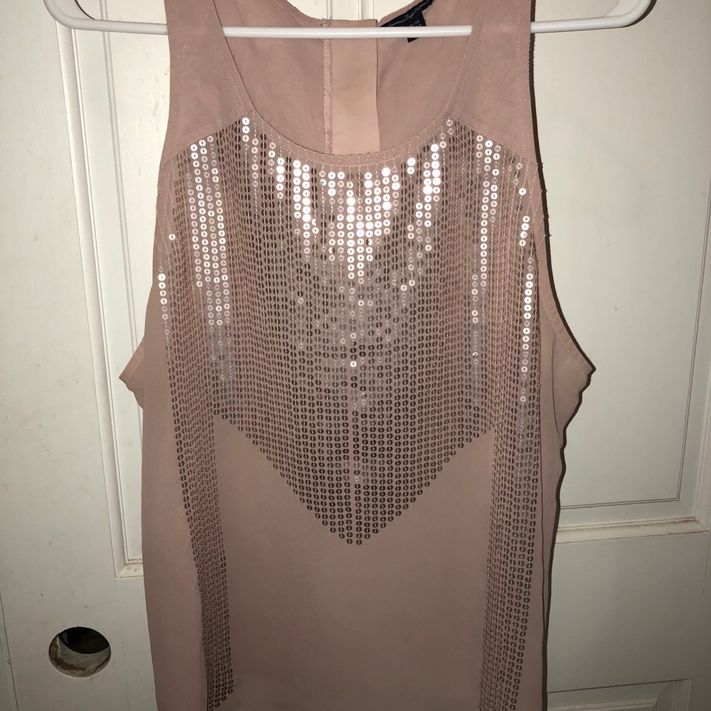 AMERICAN EAGLE Sparkly Blouse Tank